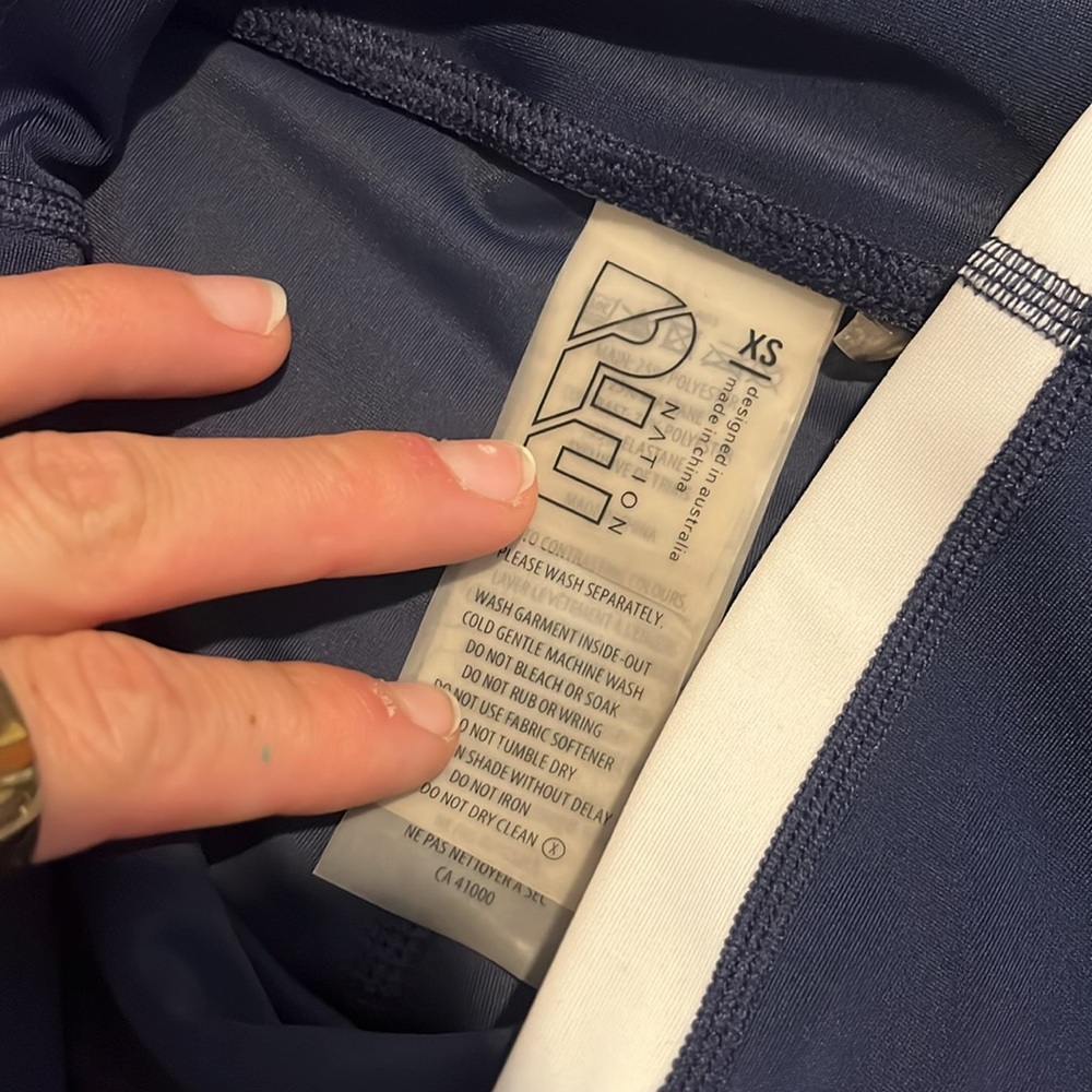 P.E Nation Navy and White Activewear SetXS - Picture 10 of 10
